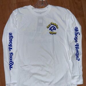 Youth Los Angeles Rams White Long Sleeve Shirt
